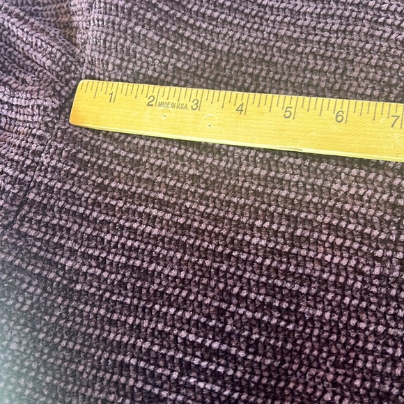 Garage Cropped Hooded Purple Pullover Sweater - Picture 11 of 11